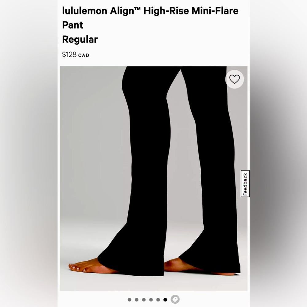 Lululemon Align Mini Flare Regular